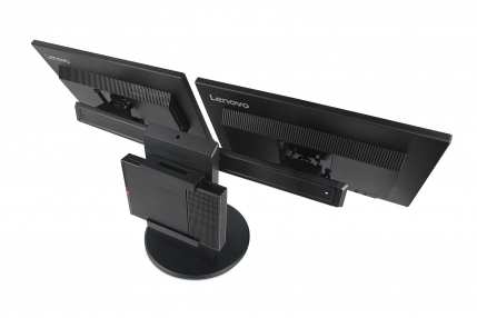 Tiny In One - Stand - for 2 monitors / mini PC - screen size: 17