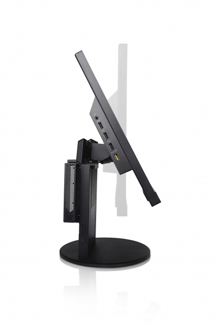 Tiny In One - Stand - for 2 monitors / mini PC - screen size: 17