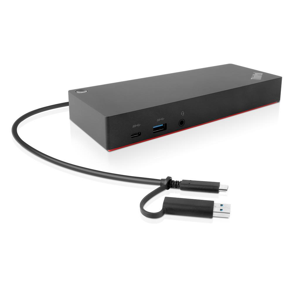 ThinkPad Hybrid USB-C with USB-A Dock includes power cable. For EU. thumbnail