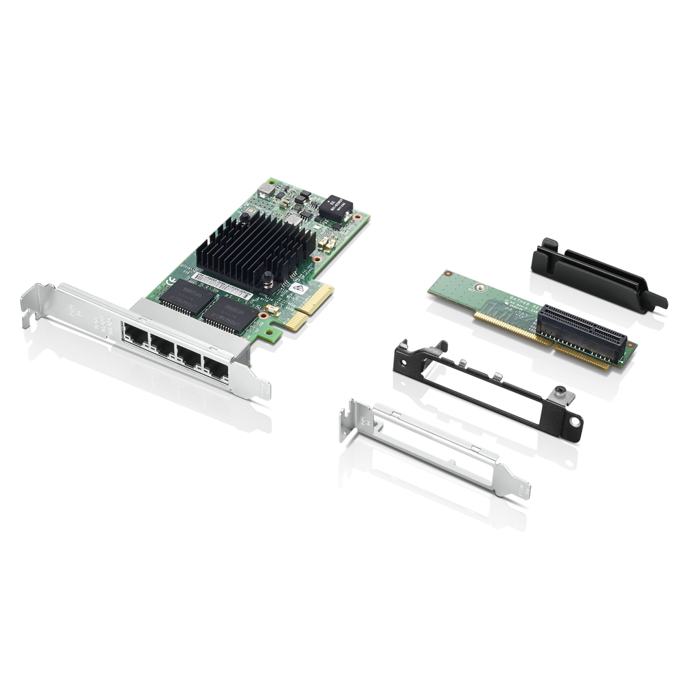 Intel I350-T4 - Network adapter - PCIe 2.1 - Gigabit Ethernet x 4 thumbnail