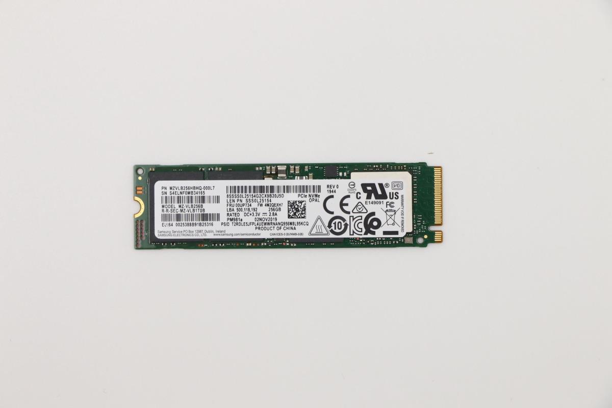 EU Product - SSD M.2 2280 PCIe NVMe 256G thumbnail