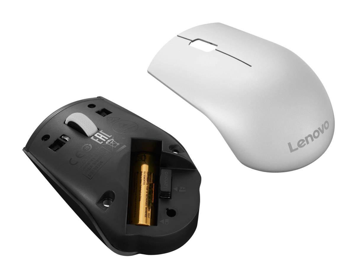 520 2.4 GHz RF Wireless Optical Mouse 1000 DPI Optical Sensor Ambidextrous Platinum - GY50T83716 thumbnail