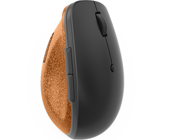 EU Product - - Go - Maus - ergonomisch - optisch blau - 6 Tasten - kabellos - 2.4 GHz - kabelloser Empf�nger (USB) Storm Gray mit Naturkork thumbnail