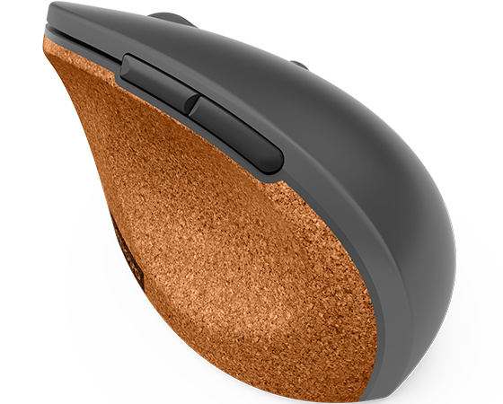 EU Product - - Go - Maus - ergonomisch - optisch blau - 6 Tasten - kabellos - 2.4 GHz - kabelloser Empf�nger (USB) Storm Gray mit Naturkork thumbnail