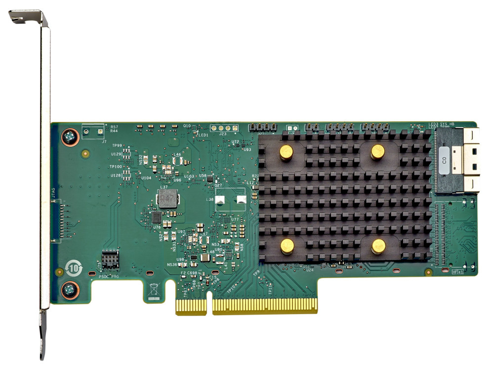 EU Product - - ThinkSystem 540-8i - Speichercontroller (RAID) 8 Sender/Kanal SATA / SAS 12Gb/s Low-Profile RAID RAID 0 1 10 JBOD PCIe 4.0 x8 thumbnail