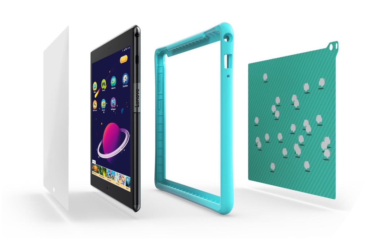 Protective Bumper Case with Film Designed for 8-inch Tab 4 Plus Tablet - ZG38C01707 thumbnail