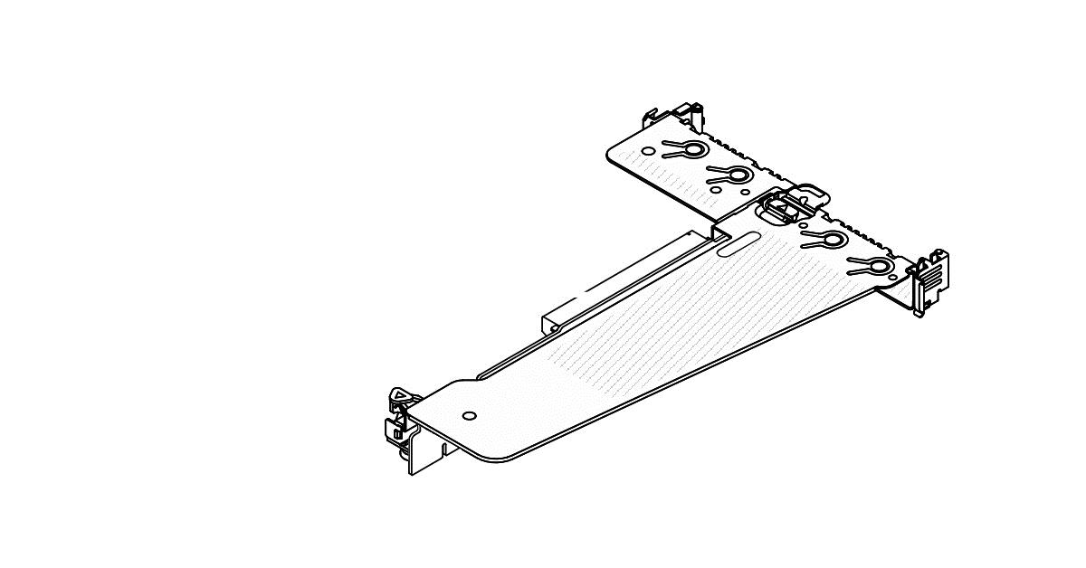 EU Product - - Riser Card - ThinkSystem V3 1U x16/x16 PCIe G5 Riser1 LP+LP thumbnail