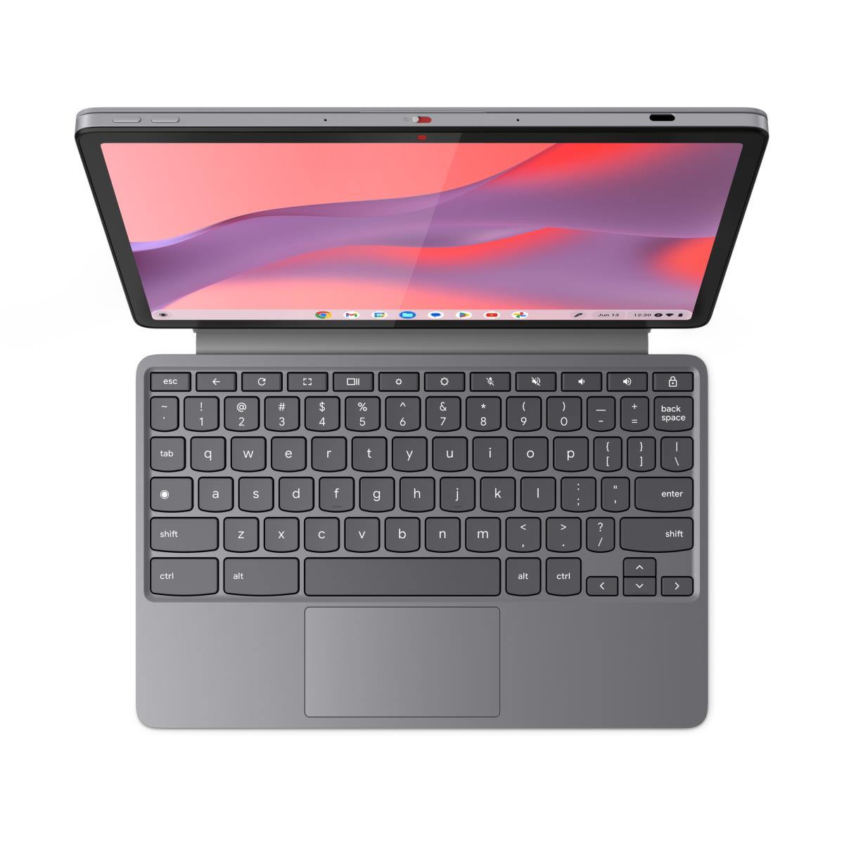 Chromebook Duet 11M889 MediaTek 838 27.8 cm (10.9) Touchscreen WUXGA 8 GB LPDDR4x-SDRAM 128 GB eMMC Wi-Fi 6 (802.11ax) ChromeOS UK English Grey thumbnail