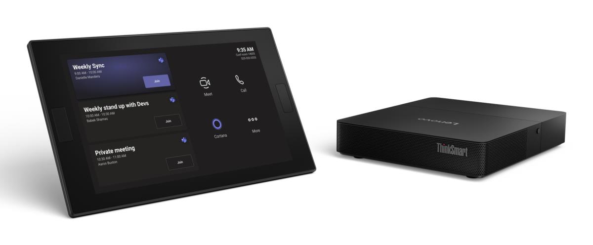 ThinkSmart Core Gen 2 - Video conferencing kit (soundbar, touchscreen console, compute system) - with 3 Years Lenovo Premier Support + 3 Years Lenovo Software Maintenance for Smart Office Solution - Certified for Microsoft Teams Rooms - black - power adap thumbnail