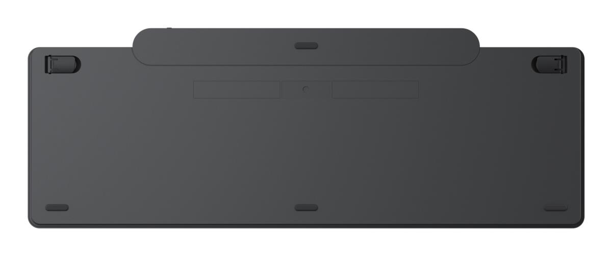 - Keyboard - self-charging - wireless - Bluetooth 5.1 - QWERTY - UK - black - brown box thumbnail