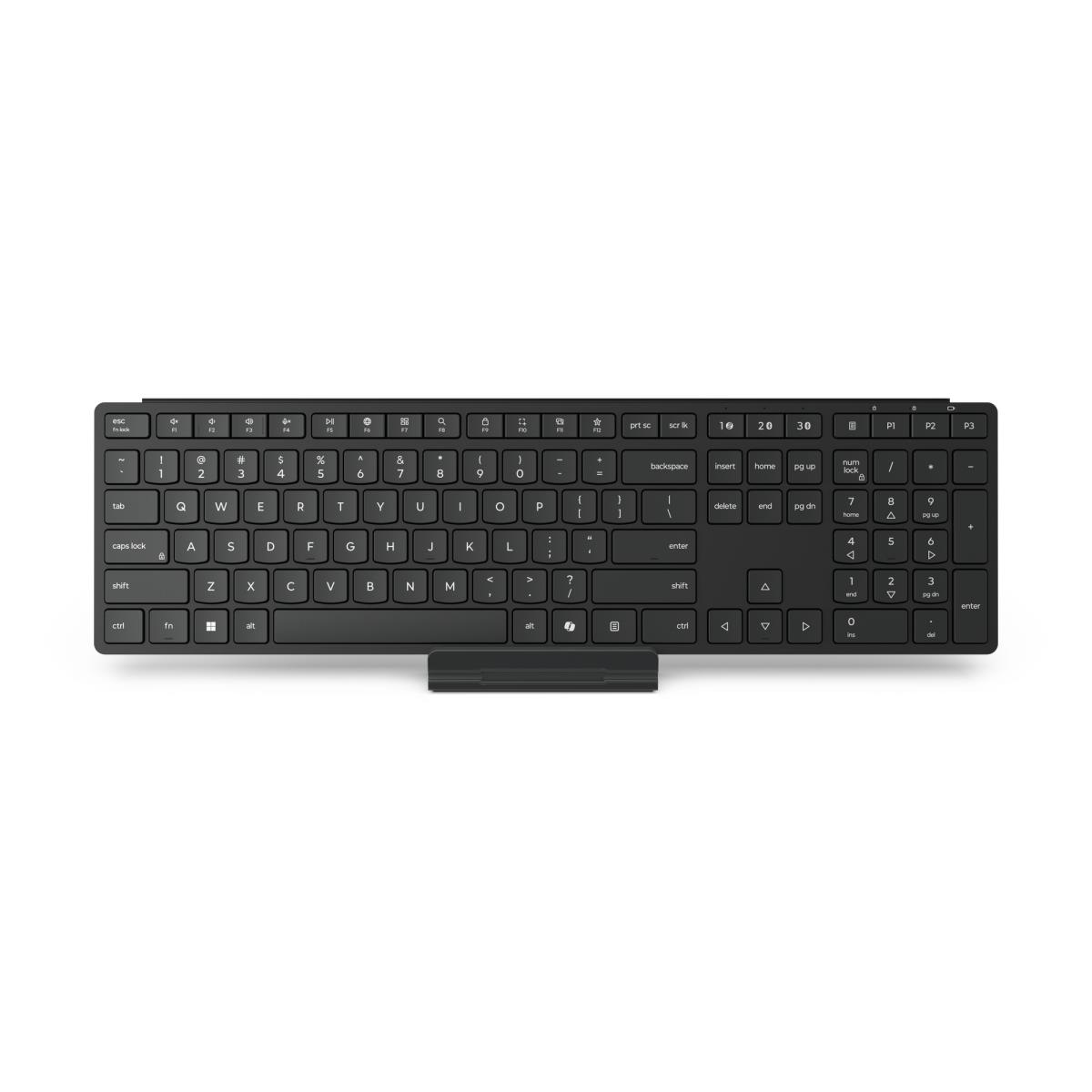 Pro 6000 - Keyboard - multi-mode - wireless - 2.4 GHz, Bluetooth 5.3 - QWERTY - UK - eclipse black - brown box thumbnail