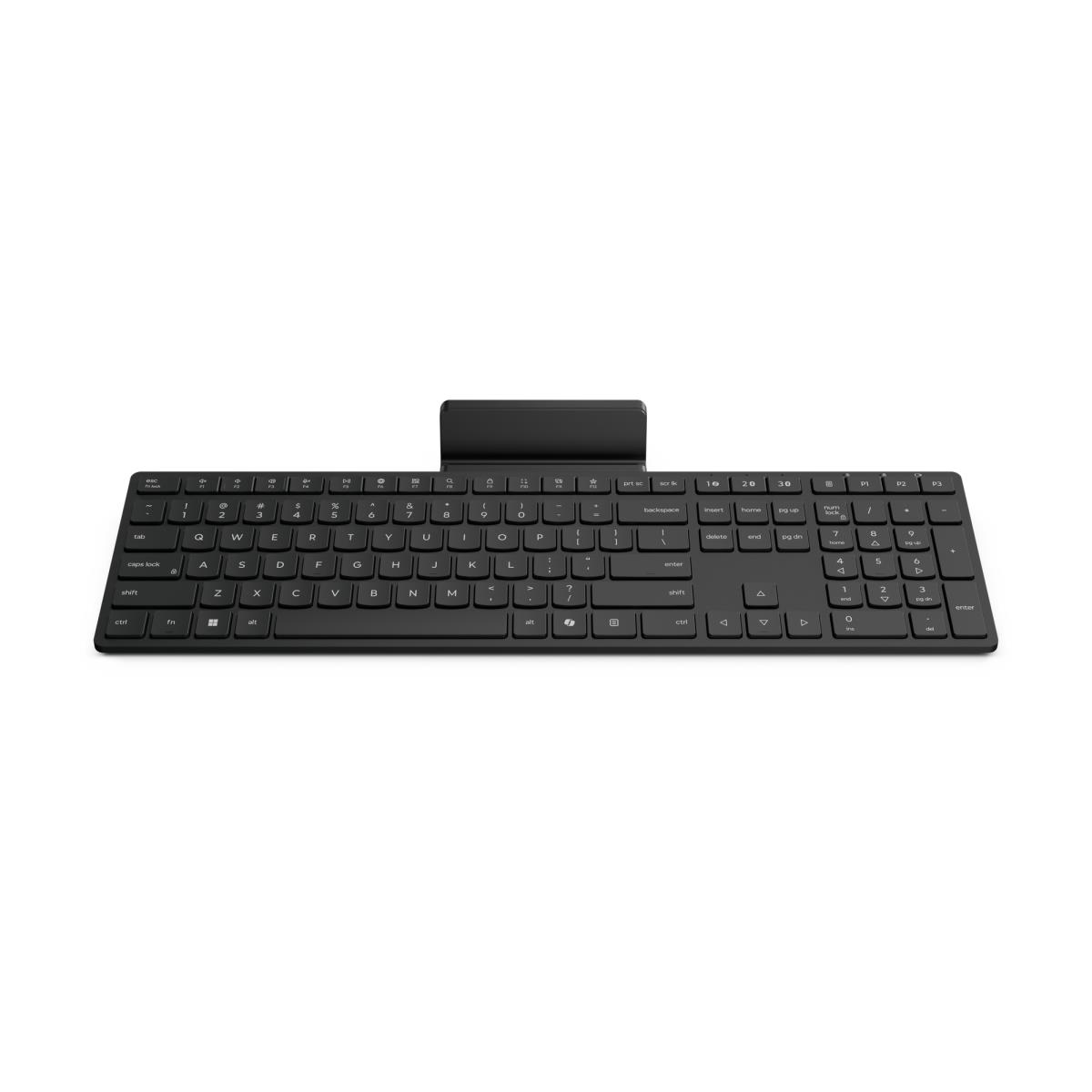 Pro 6000 - Keyboard - multi-mode - wireless - 2.4 GHz, Bluetooth 5.3 - QWERTY - UK - eclipse black - brown box thumbnail