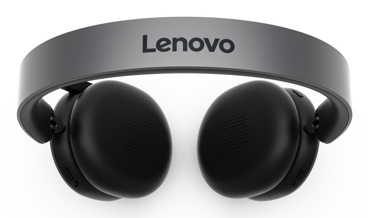 ThinkPad 8550 - Aura Edition - headset - on-ear - Bluetooth - wireless - active noise cancelling - thunder grey - Certified for Microsoft Teams thumbnail