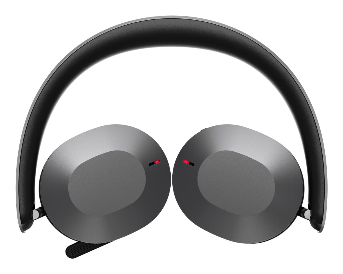 ThinkPad 8550 - Aura Edition - headset - on-ear - Bluetooth - wireless - active noise cancelling - thunder grey - Certified for Microsoft Teams thumbnail