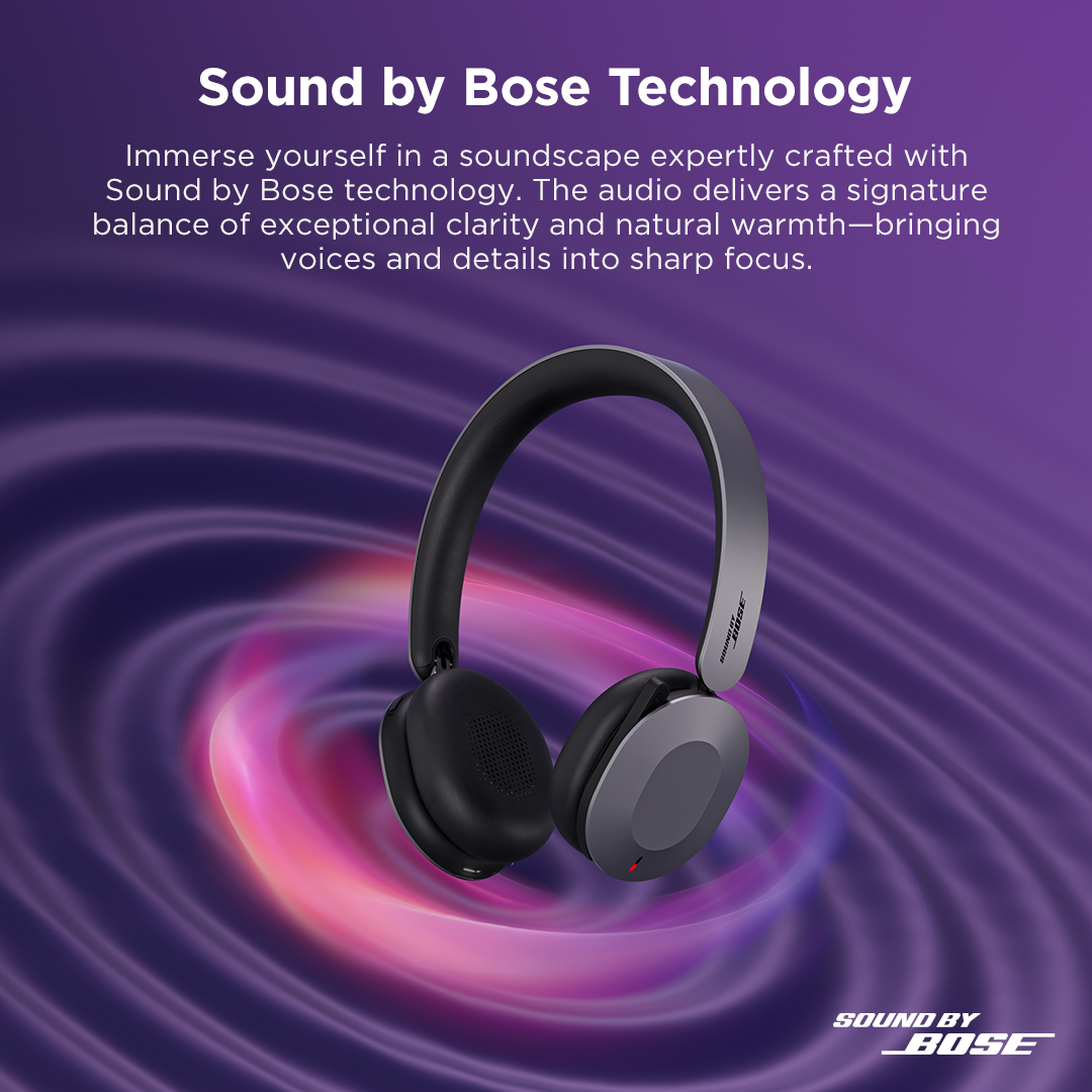 ThinkPad 8550 - Aura Edition - headset - on-ear - Bluetooth - wireless - active noise cancelling - thunder grey - Certified for Microsoft Teams thumbnail