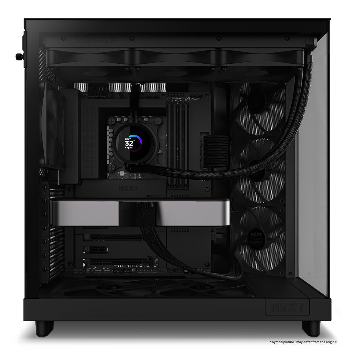 H6 Flow Compact Dual Chamber Black Mid Tower Case thumbnail