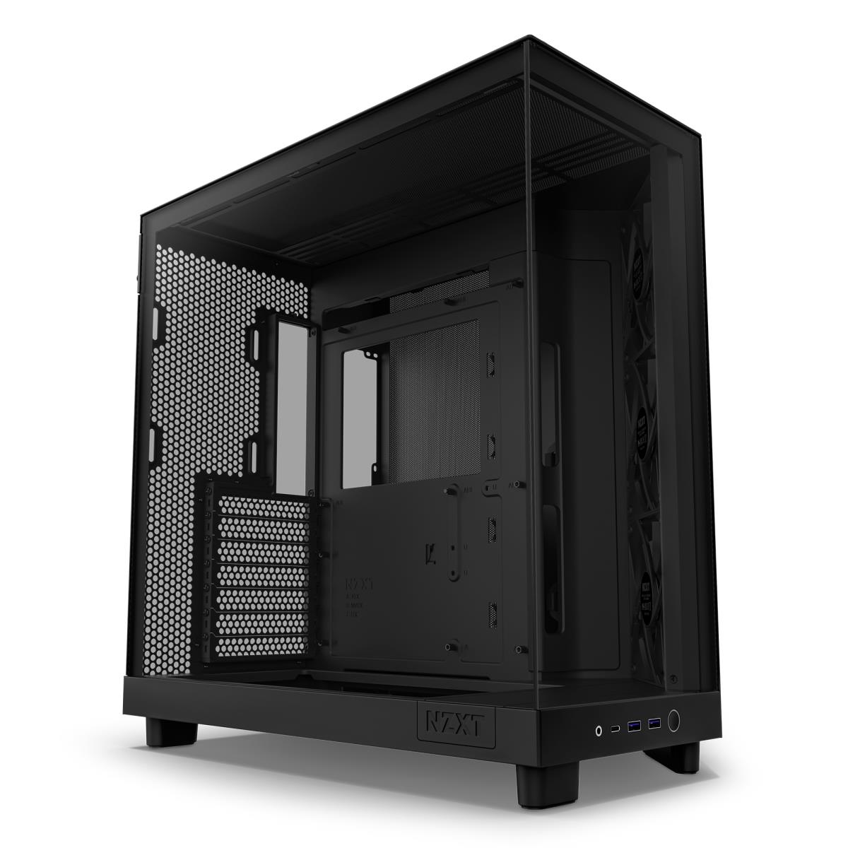 H6 Flow Compact Dual Chamber Black Mid Tower Case thumbnail