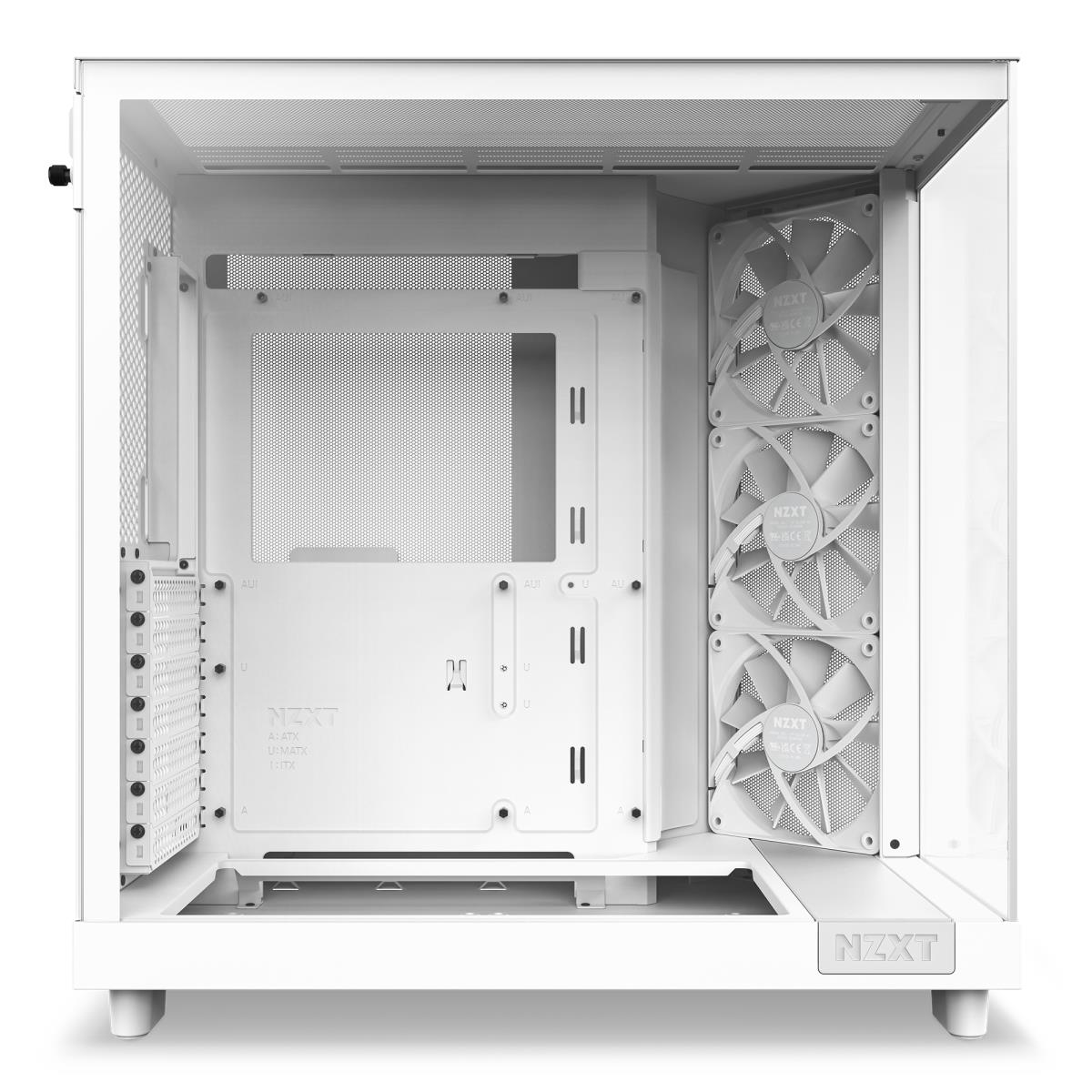 H6 Flow Compact Dual Chamber White Mid Tower Case thumbnail