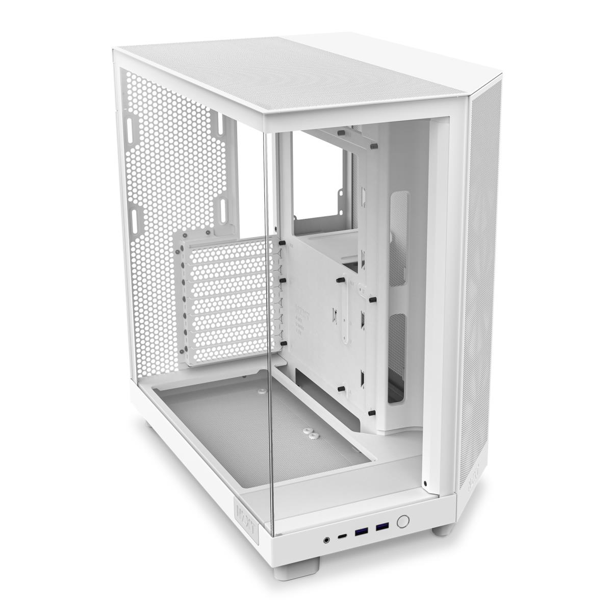 H6 Flow Compact Dual Chamber White Mid Tower Case thumbnail
