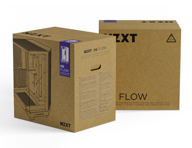 H6 Flow Compact Dual Chamber White Mid Tower Case thumbnail