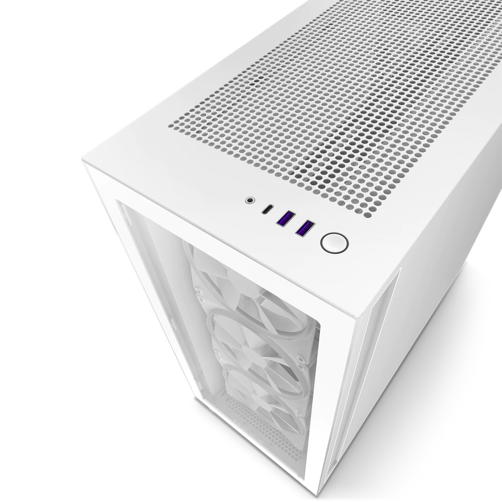 NZXT H7 Elite Midi Tower White thumbnail