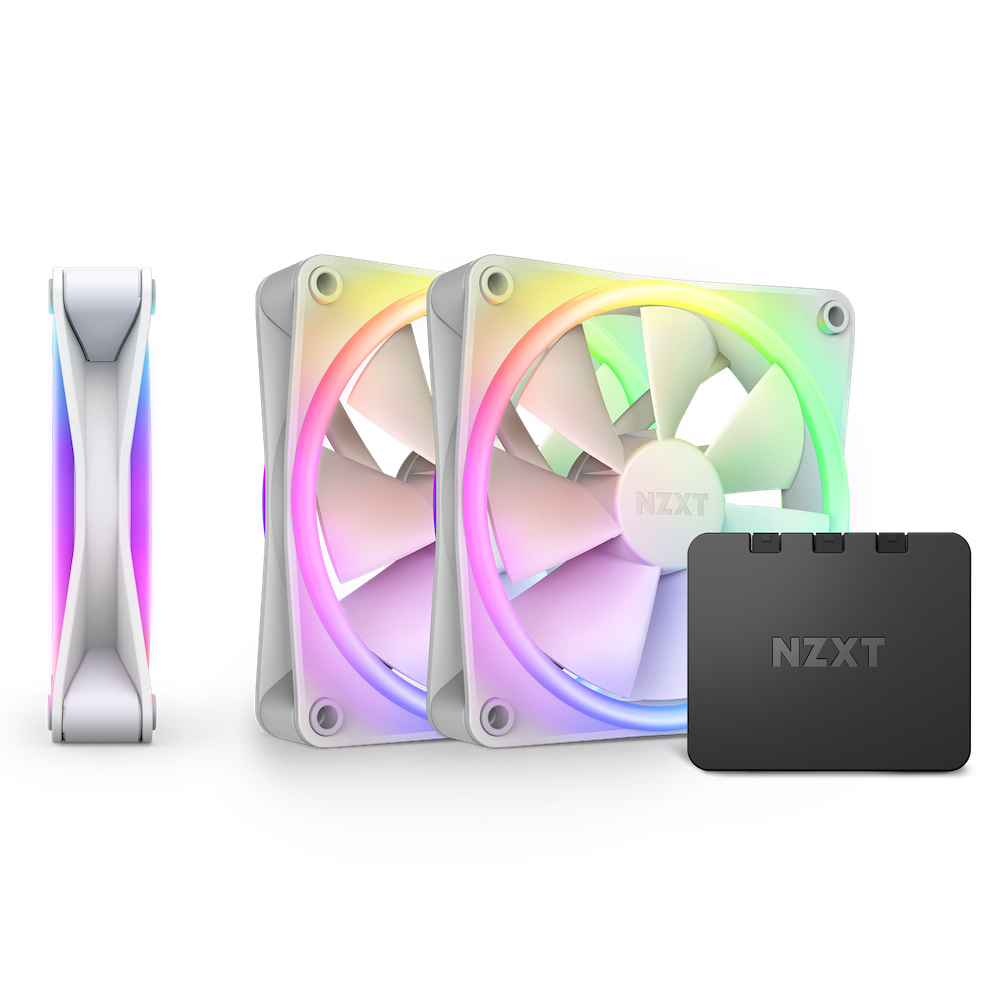 F120 RGB DUO 120mm Triple Fan Pack White thumbnail