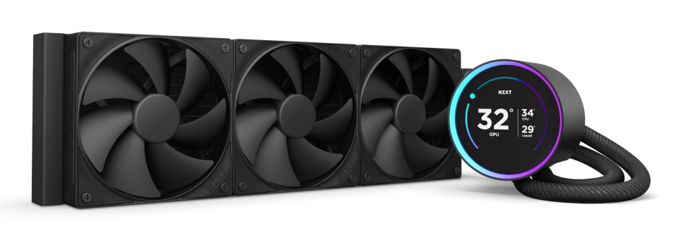 KRAKEN ELITE 360 LIQ CPU COOLER BLK thumbnail