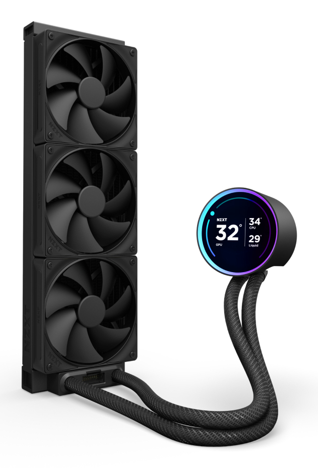 KRAKEN ELITE 360 LIQ CPU COOLER BLK thumbnail