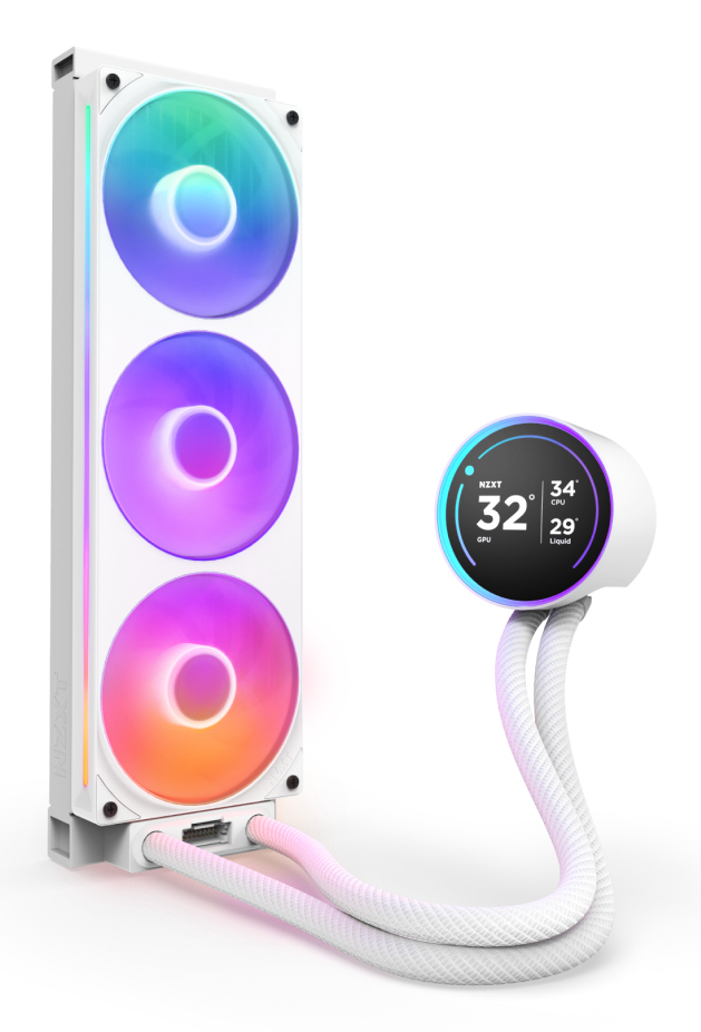 KRAKEN ELITE 360 RGB WHT thumbnail