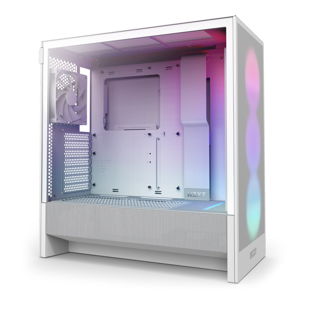 H5 Flow RGB (2024) Mid Tower Case - White thumbnail