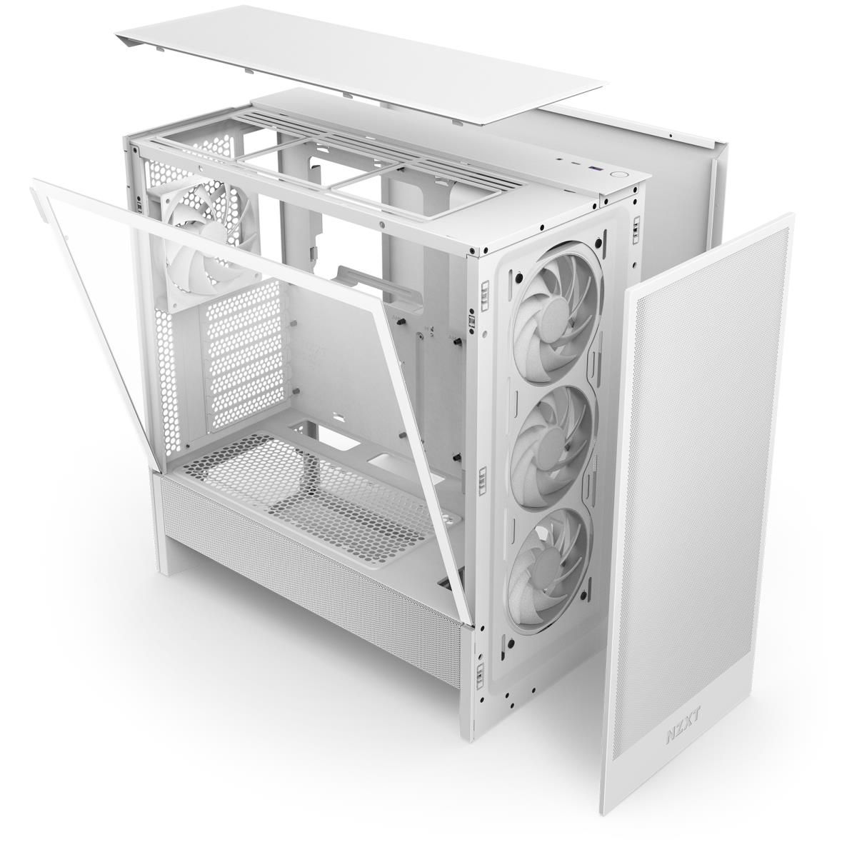 H5 Flow RGB (2024) Mid Tower Case - White thumbnail