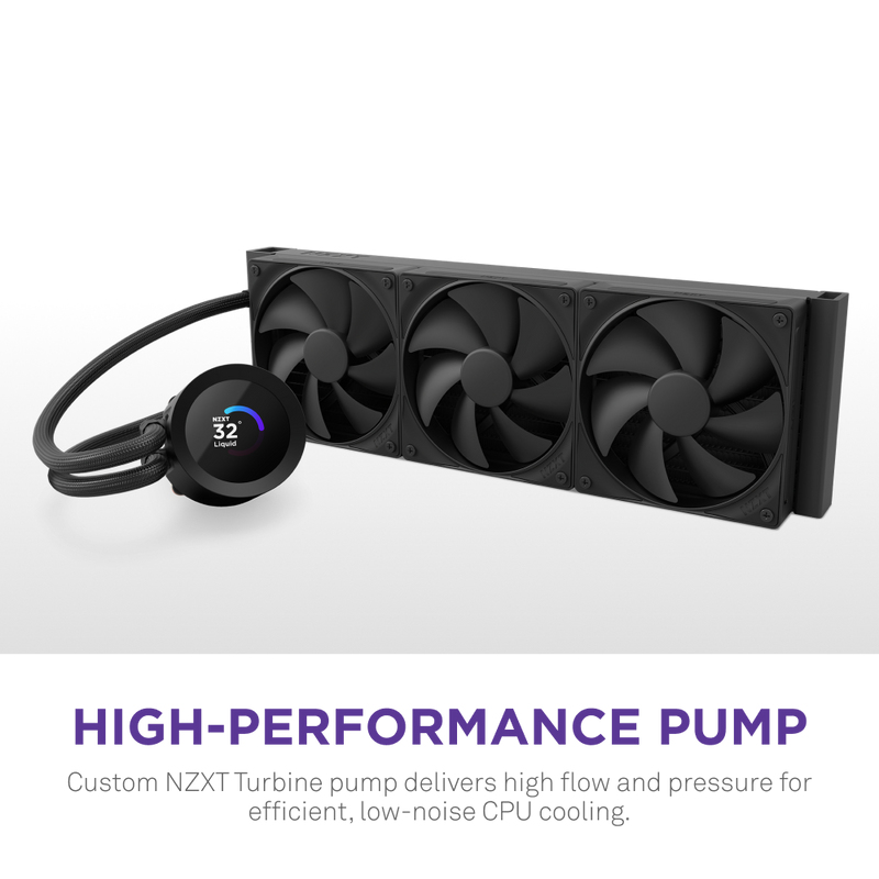 KRAKEN PLUS 360 CPU COOLER BLK thumbnail