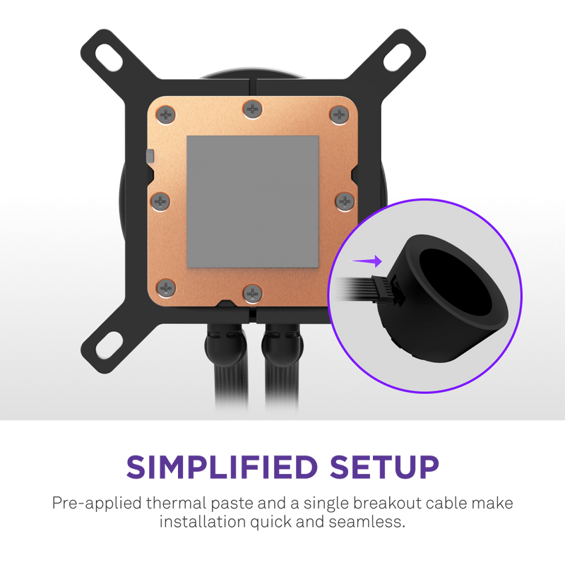 KRAKEN PLUS 240 RGB CPU COOLER BLK thumbnail
