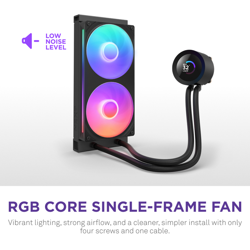 KRAKEN PLUS 240 RGB CPU COOLER BLK thumbnail