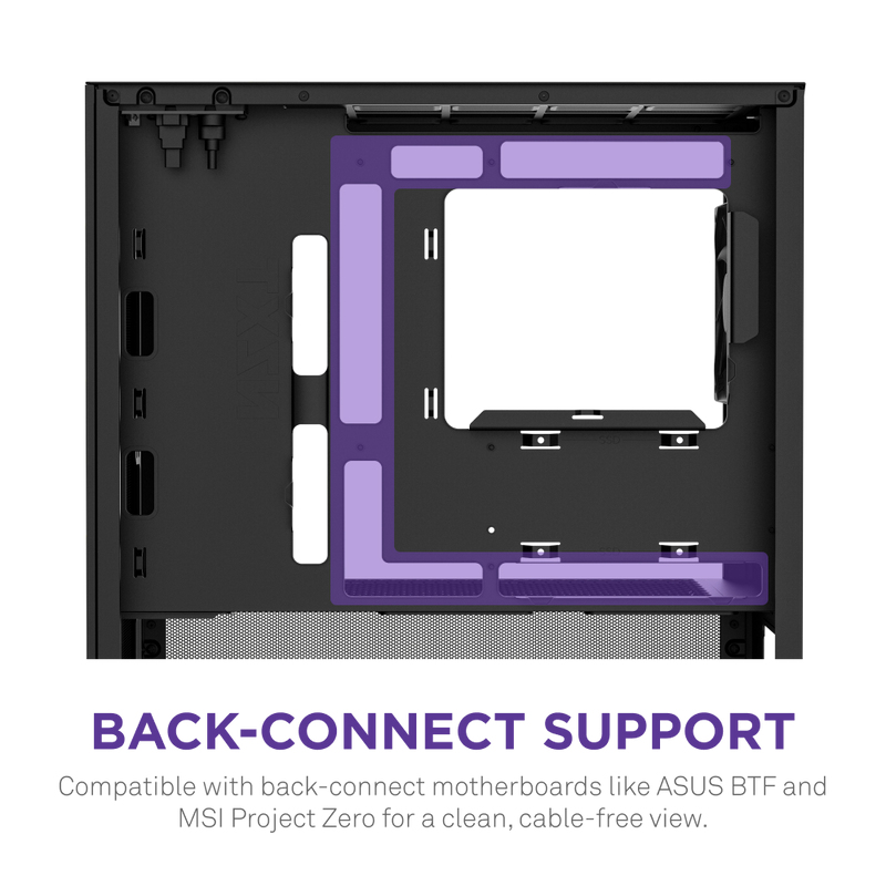 H3 Flow Micro ATX Airflow Case - All Black thumbnail