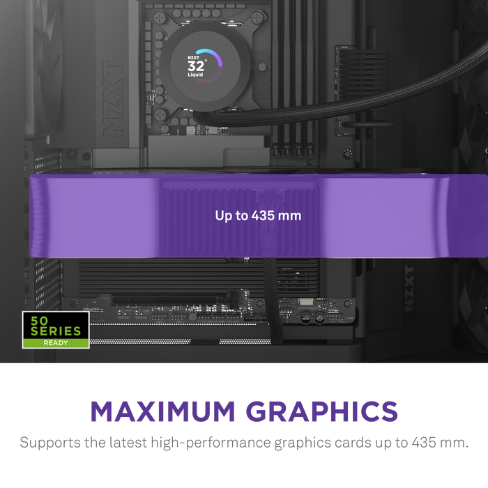 H9 Air Flow (2025) Large Dual-Chamber Black Mid Tower Case thumbnail