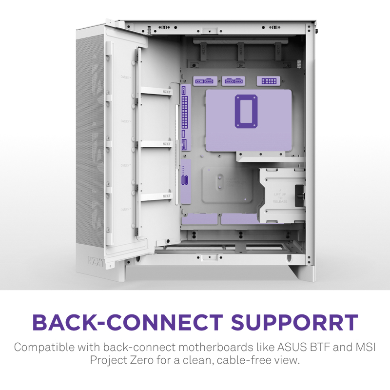 H9 Air Flow (2025) Large Dual-Chamber White RGB+ Mid Tower Case thumbnail