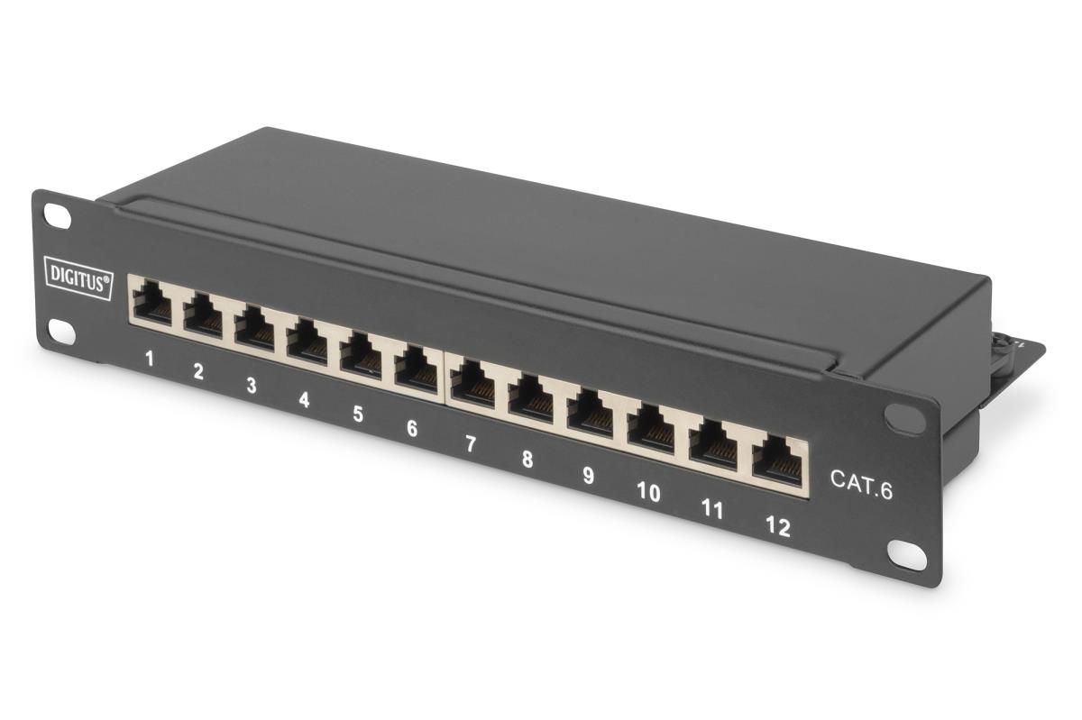CAT 6 CLASS E PANEL SHIELDED BLACK thumbnail