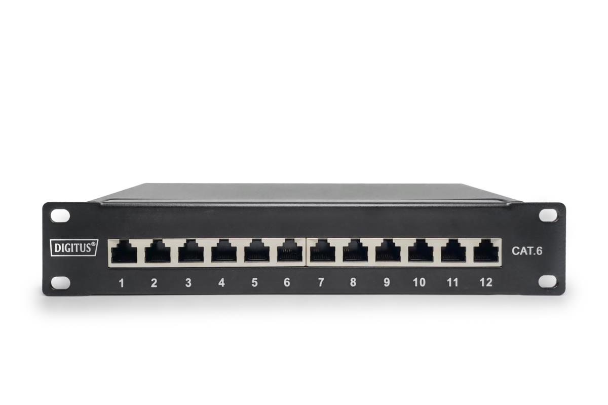 CAT 6 CLASS E PANEL SHIELDED BLACK thumbnail