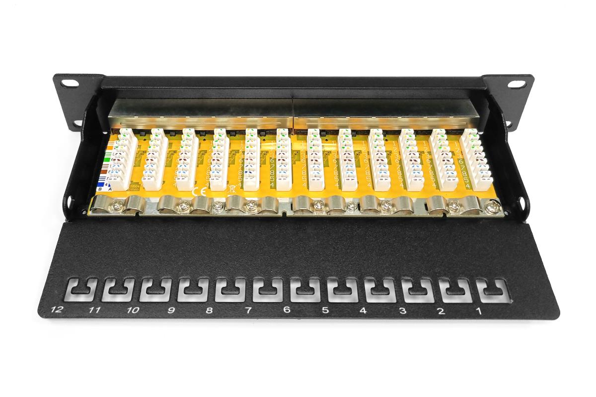 CAT 6 CLASS E PANEL SHIELDED BLACK thumbnail
