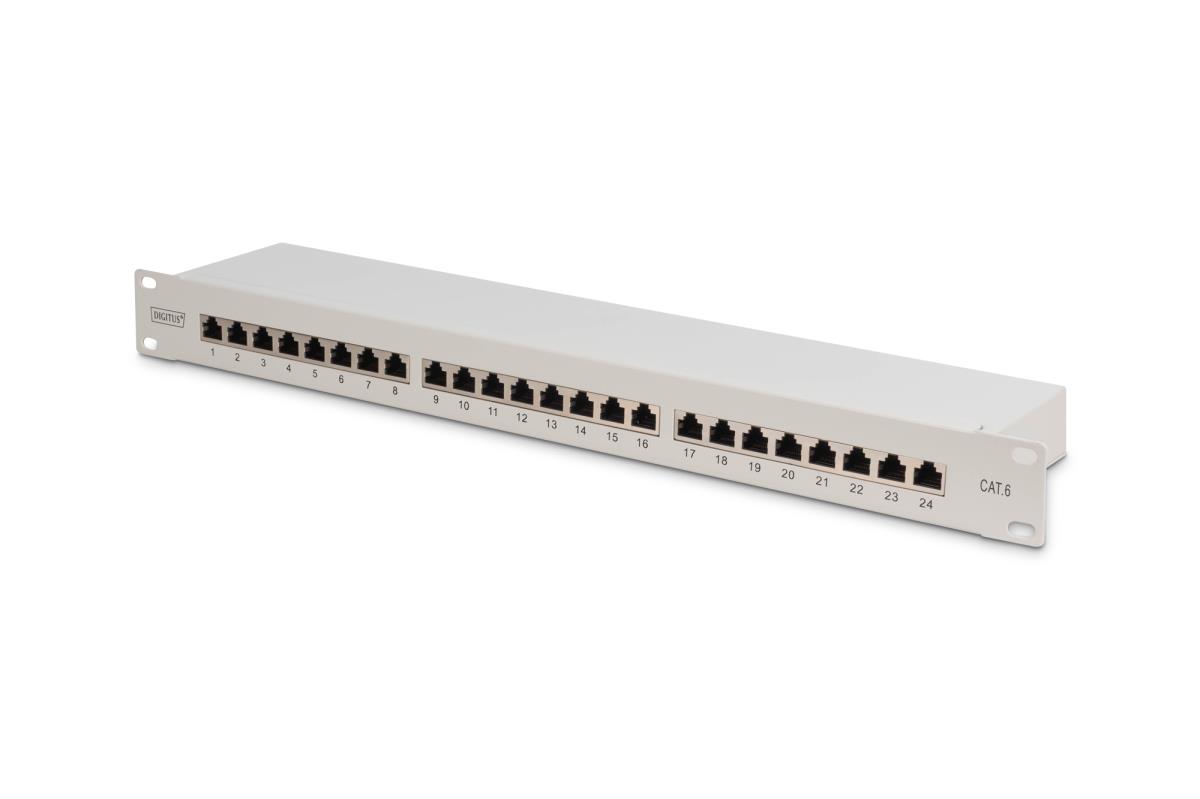 CAT 6 CLASSE PTCH PANEL 24-RJ45 GRY thumbnail