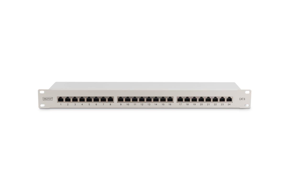 CAT 6 CLASSE PTCH PANEL 24-RJ45 GRY thumbnail