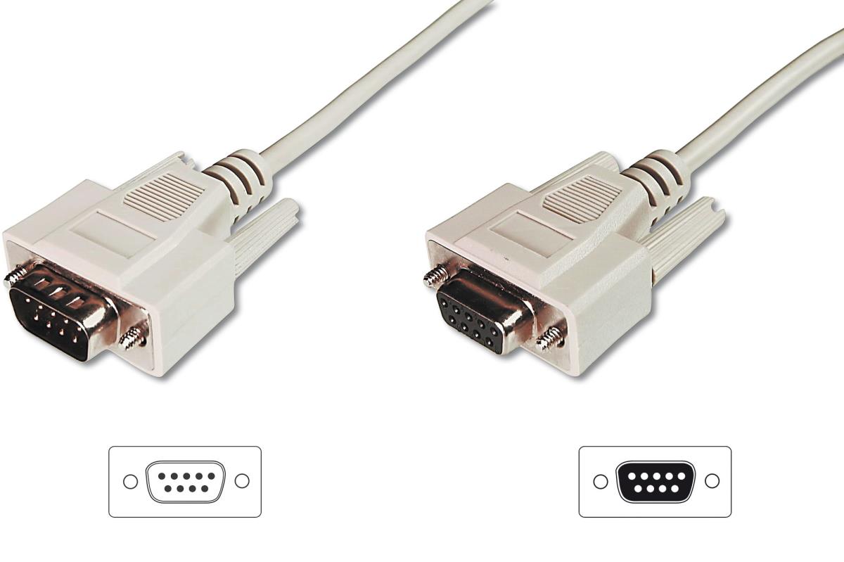 EU Product - Data transfer extension cable, D-Sub9/St - D-Sub9/Bu thumbnail