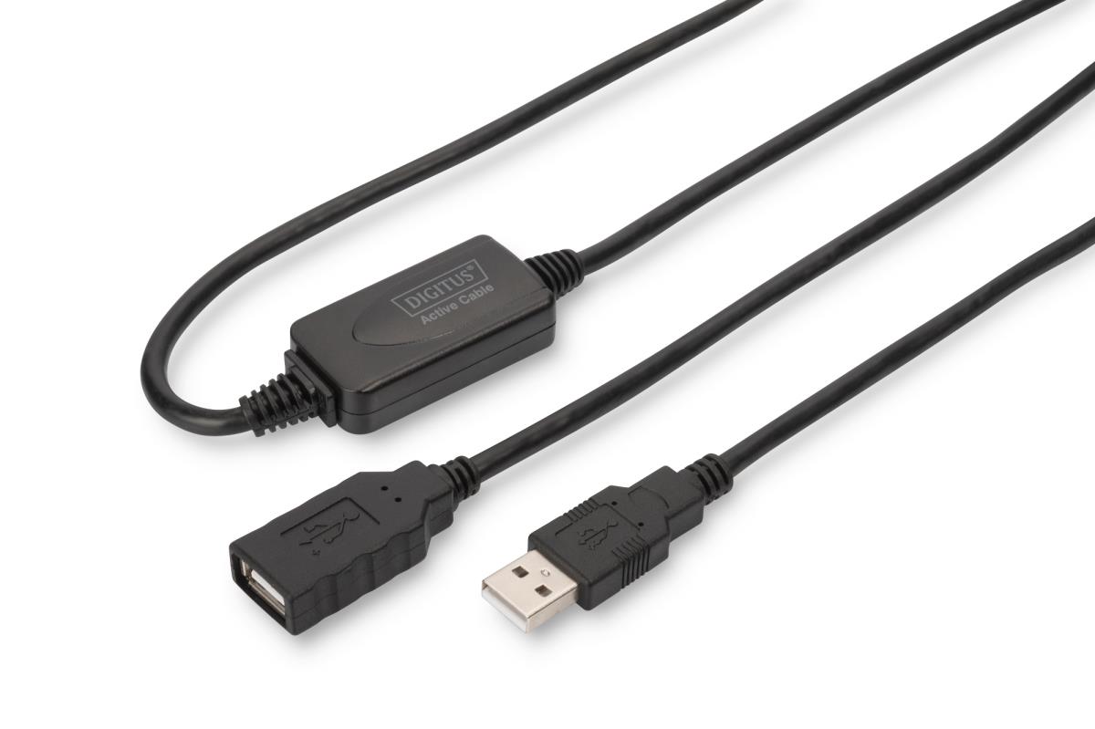 EU Product - USB 2.0 Verl�ngerungskabel Aktiv Typ A -A St/Bu 15m thumbnail