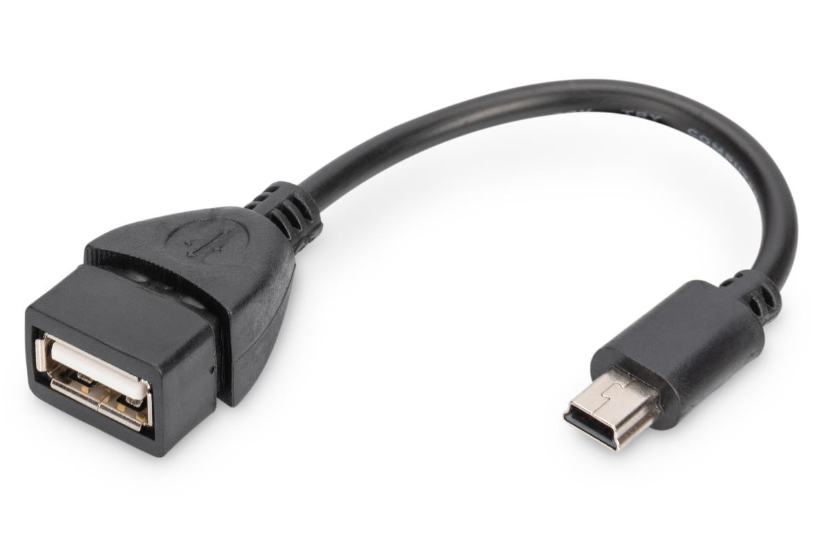 EU Product - USB 2.0 Adapter OTG, Typ Mini B - A St/Bu 0,2m thumbnail