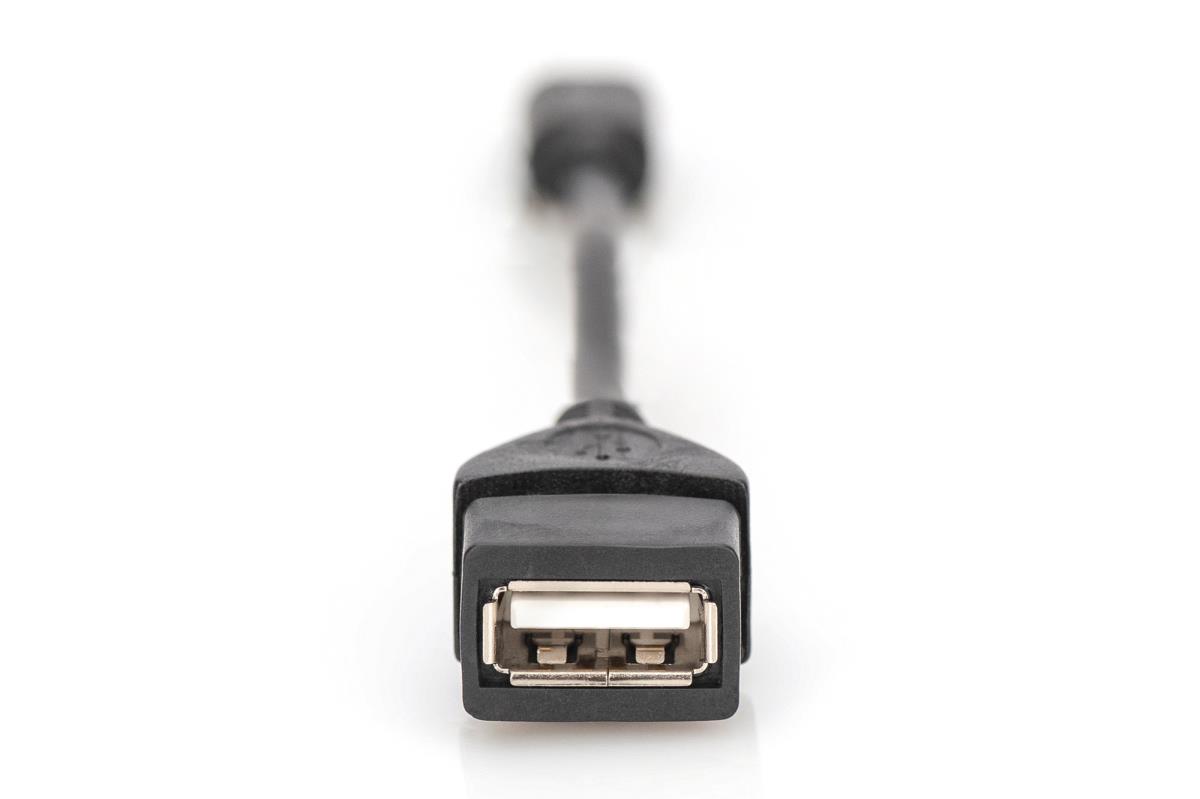 EU Product - USB 2.0 Adapter OTG, Typ Mini B - A St/Bu 0,2m thumbnail