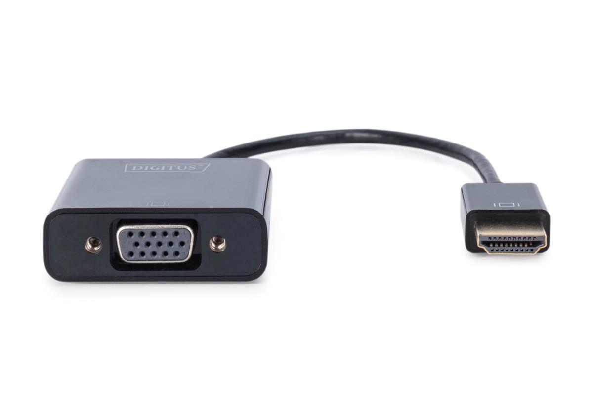 EU Product - HDMI-Konverter HDMI-A     -> VGA(D-Sub) schwarz thumbnail