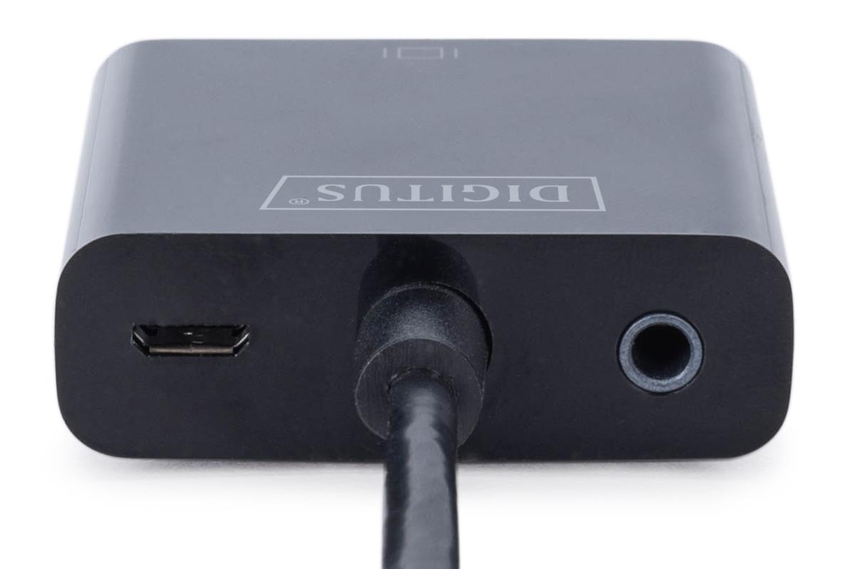 EU Product - HDMI-Konverter HDMI-A     -> VGA(D-Sub) schwarz thumbnail