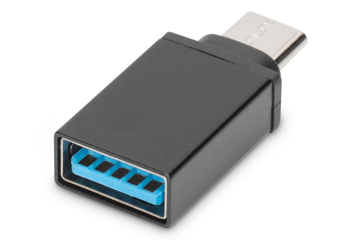 EU Product - USB Type-C Adapter, Type-C - A-Buchse, schwarz thumbnail