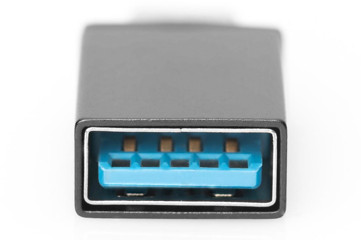 EU Product - USB Type-C Adapter, Type-C - A-Buchse, schwarz thumbnail